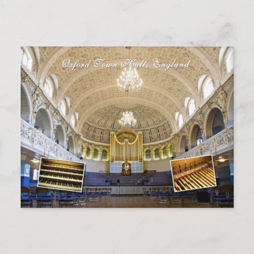 Oxford organ postcard