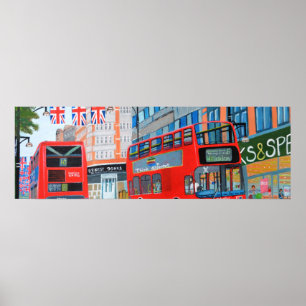 Oxford Street- Queen Dimond Jubilee Poster
