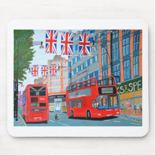 Oxford Street- Queen's Diamond Jubilee Mouse Pad
