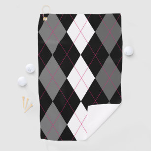 Oxford Tales A Deux Argyle Golf Towel