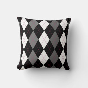 Oxford Tales A Deux Argyle Throw Pillow