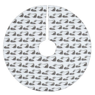 Oxford Tap Dance Teacher Shoe Tapdance Studio Brushed Polyester Tree Skirt