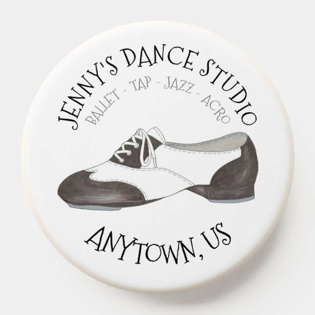 Oxford Tap Shoe Custom Dance Studio Tapper PopSocket (Popsocket)