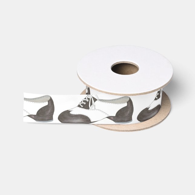 Oxford Tap Shoe Shoes Dance Studio Teacher Ribbon (Spool)