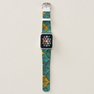 Oxide Metallic: Fish Scales Texture Apple Watch Band