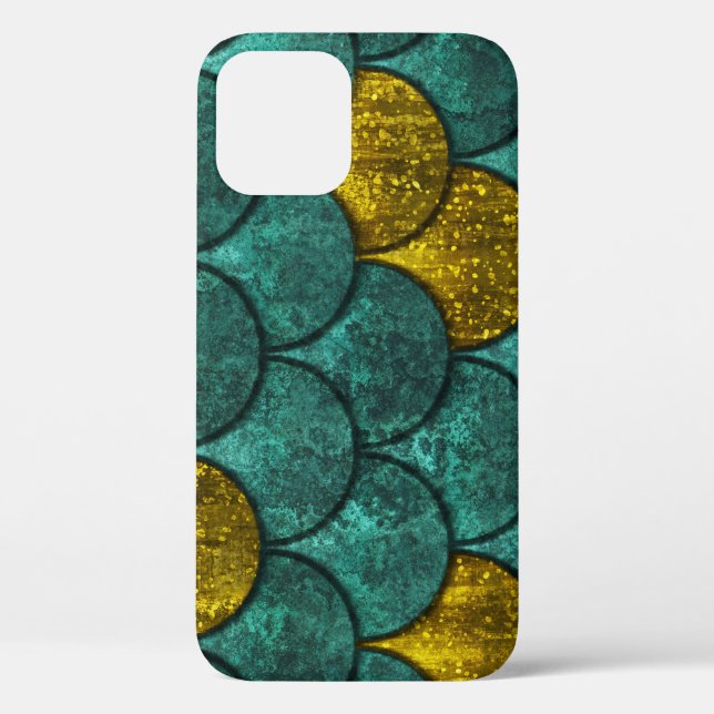 Oxide Metallic: Fish Scales Texture Case-Mate iPhone Case (Back)