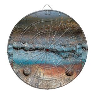 Oxidized Metal Dartboard