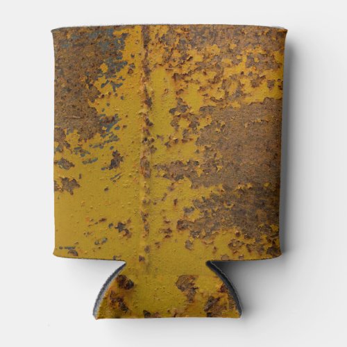 Oxidized Metal Grunge Rust Texture Can Cooler