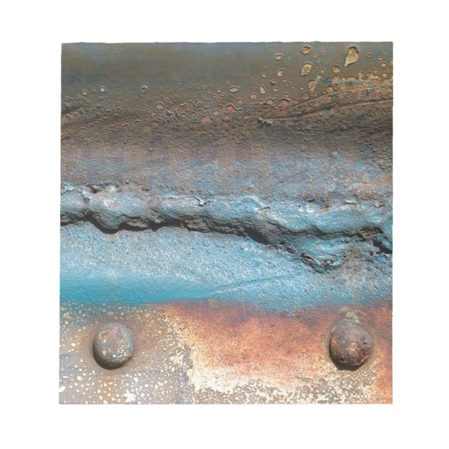Oxidized Metal Notepad (Front)