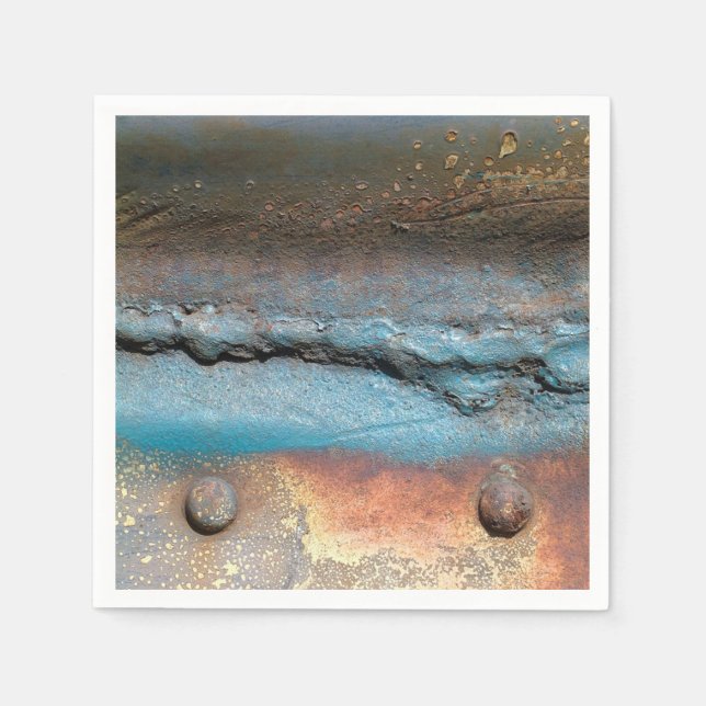 Oxidized Metal Paper Napkins (Front)