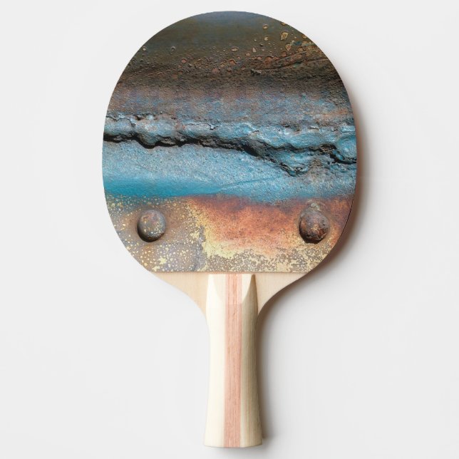 Oxidized Metal Ping-Pong Paddle (Front)