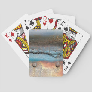 Oxidized Metal Poker Cards