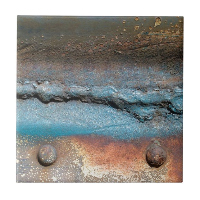 Oxidized Metal Tile (Front)