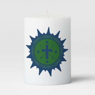 Oxóssi Pillar Candle