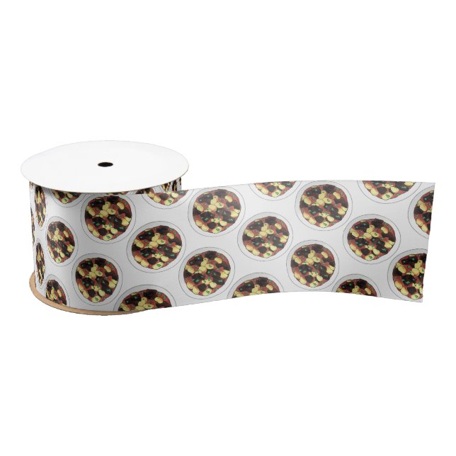 Oxtail and Broad Beans Stew Jamaican Food Satin Ribbon (Spool)
