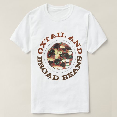 Oxtail and Broad Beans Stew Jamaican Food T_Shirt