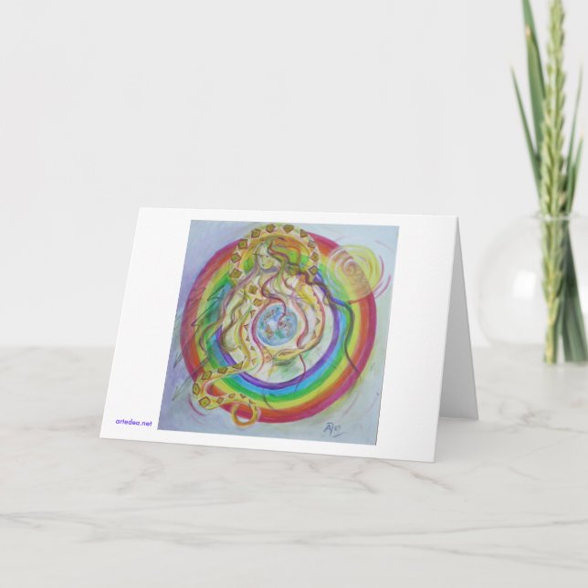 Oxumare - Grußkarte Card (Front)