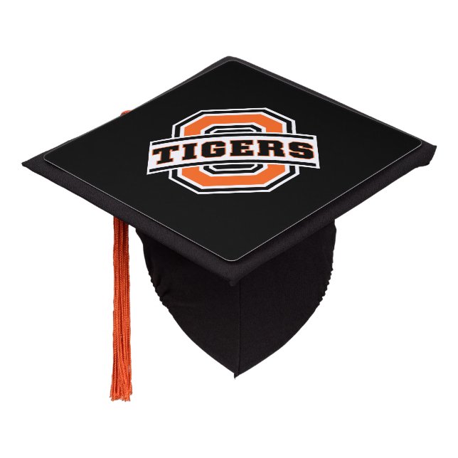 Oxy Block O Graduation Cap Topper (Angled)