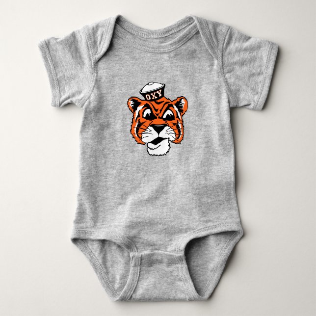 Oxy Tiger Logo Baby Bodysuit (Front)