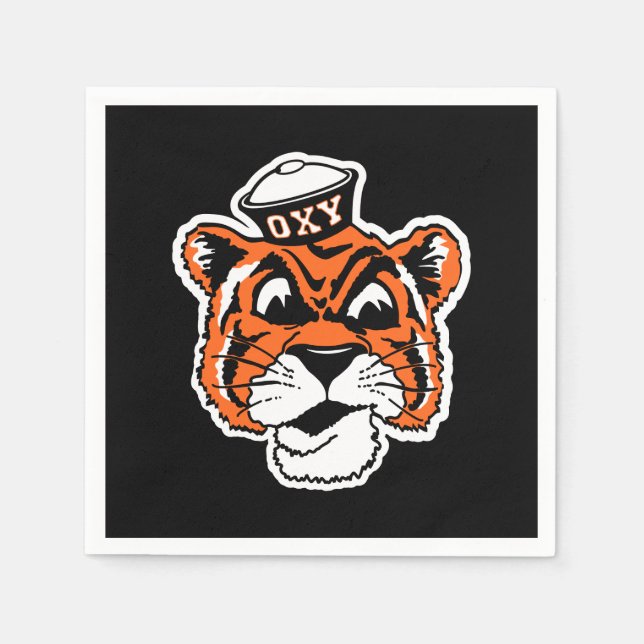 Oxy Tiger Logo Napkins (Front)