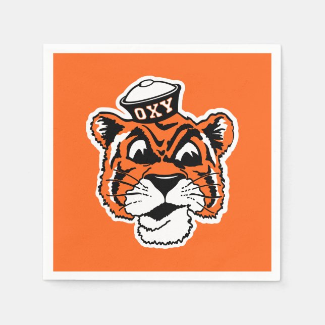 Oxy Tiger Logo Napkins (Front)