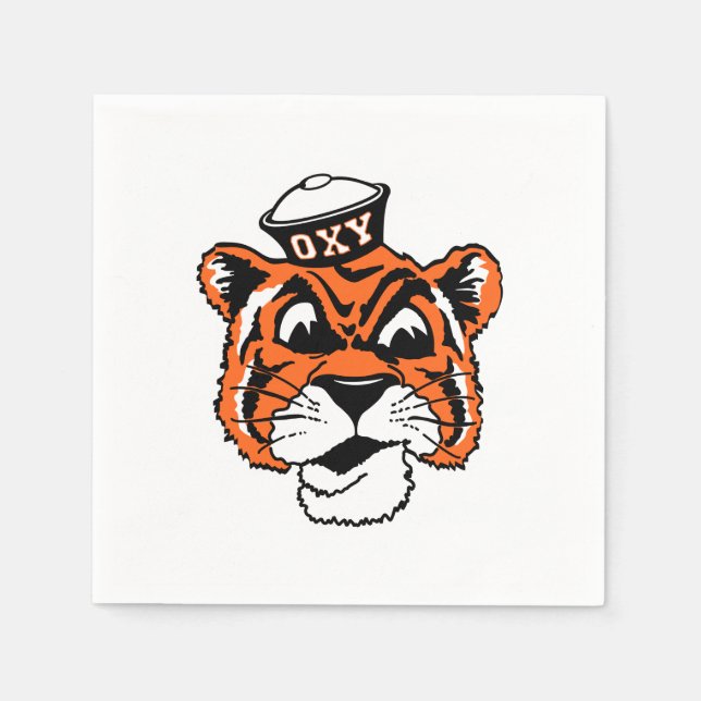 Oxy Tiger Logo Napkins (Front)