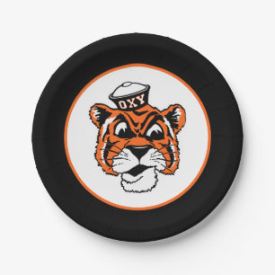 Oxy Tiger Logo Paper Plates