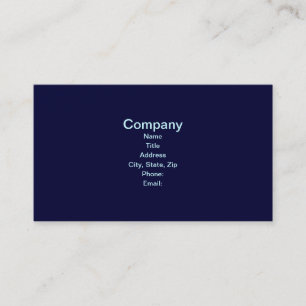 Oxygen Bar Business Card