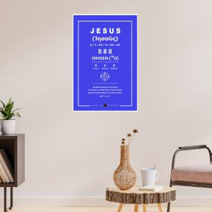 Oxygen Jesus 888 Poster