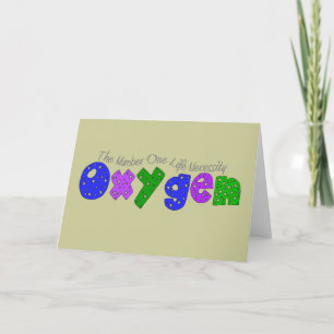 "Oxygen" Respiratory Therapist T-Shirts & Gifts Card
