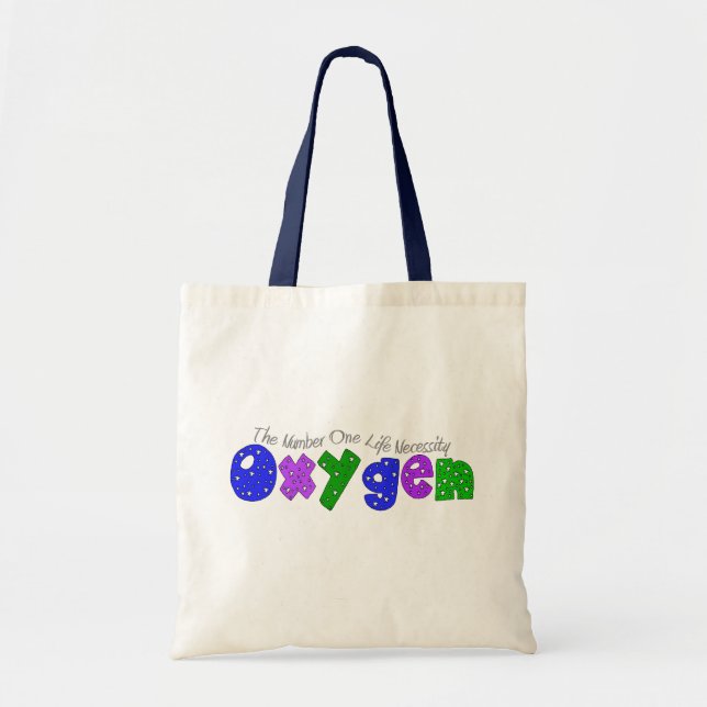 "Oxygen" Respiratory Therapist T-Shirts & Gifts Tote Bag (Front)