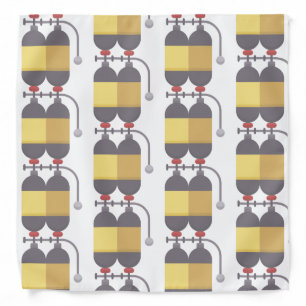 Oxygen tank - scuba tank bandana
