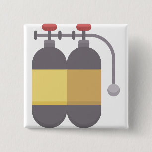 Oxygen tank - scuba tank button