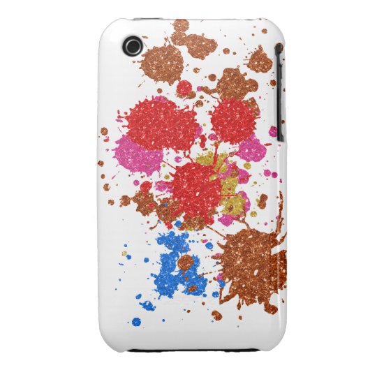 Oxygentees Glitter Mania iPhone 3 Case-Mate Case