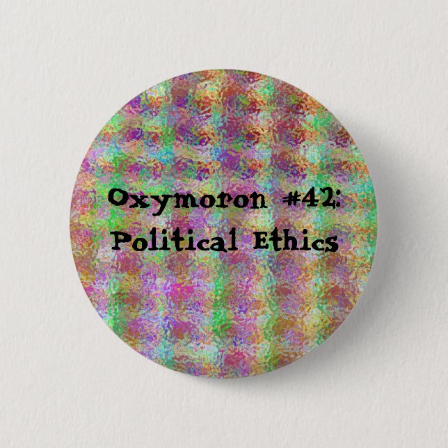oxymoron pinback button (Front)