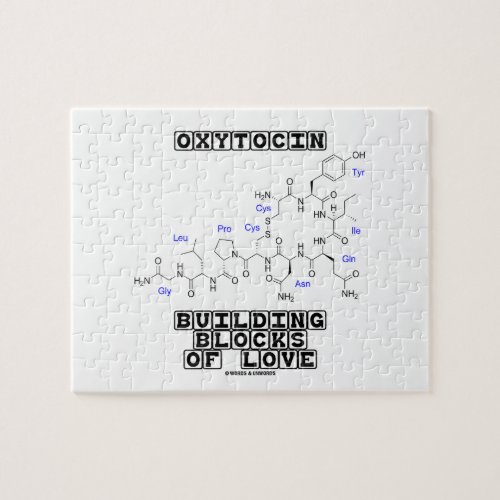 Oxytocin Building Blocks Of Love Chemistry Jigsaw Puzzle