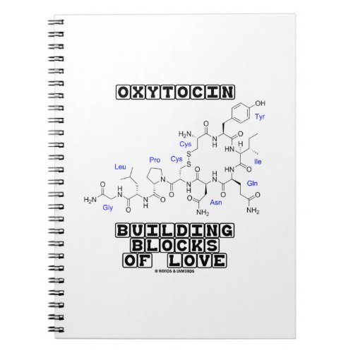 Oxytocin Building Blocks Of Love Chemistry Notebook