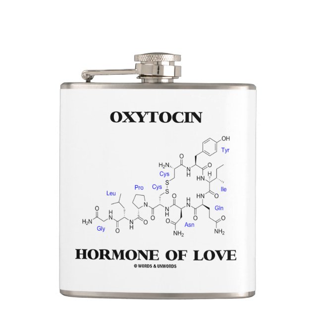 Oxytocin Hormone Of Love Chemistry Flask (Front)