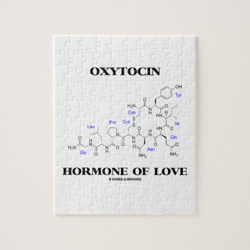 Oxytocin Hormone Of Love Chemistry Jigsaw Puzzle