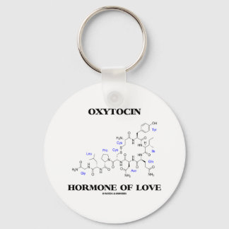 Oxytocin Hormone Of Love (Chemistry) Keychain