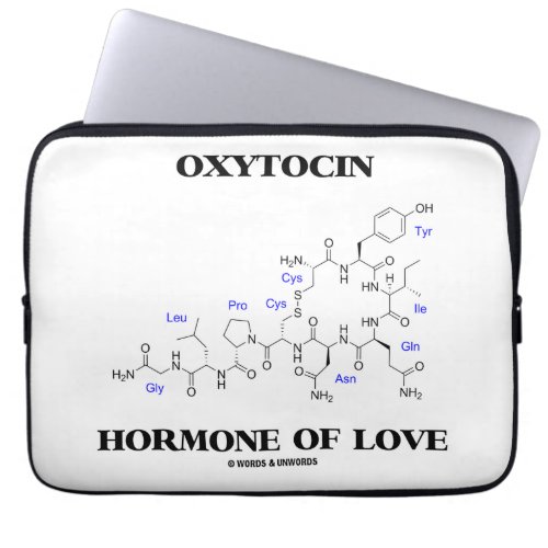 Oxytocin Hormone Of Love Chemistry Laptop Sleeve