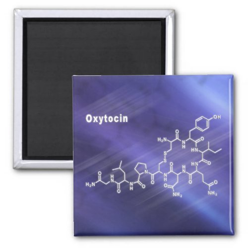 Oxytocin Hormone Structural chemical formula Magnet