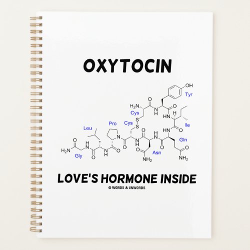 Oxytocin Loves Hormone Inside Chemistry Planner