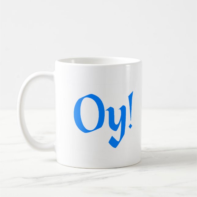 oy! coffee mug (Left)