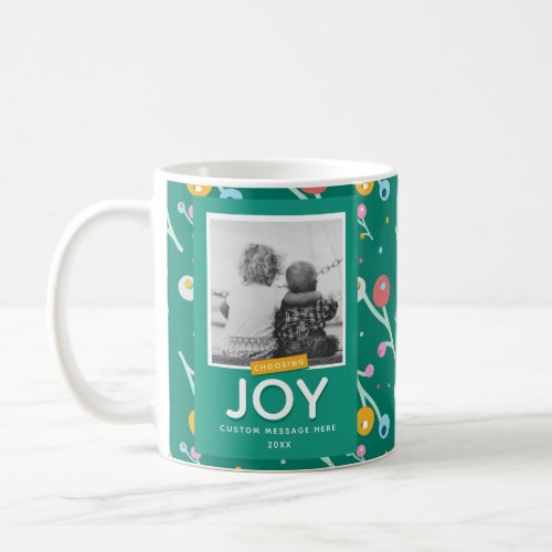 oy Holiday Berries Custom 1_Photo Christmas Coffee Mug