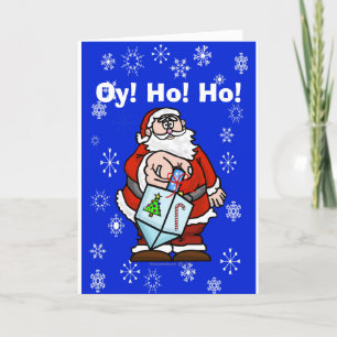 Oy Oy Oy Chrismukkah Greeting Card
