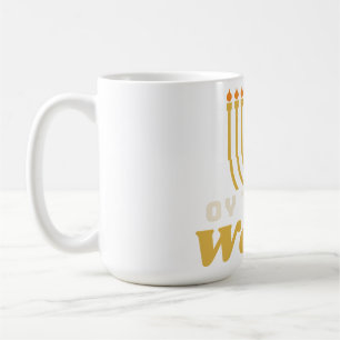 Oy to the World Hanukkah Mug