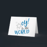 Oy to the World Holiday Card<br><div class="desc">Hanukkah Humor
Oy to the World</div>
