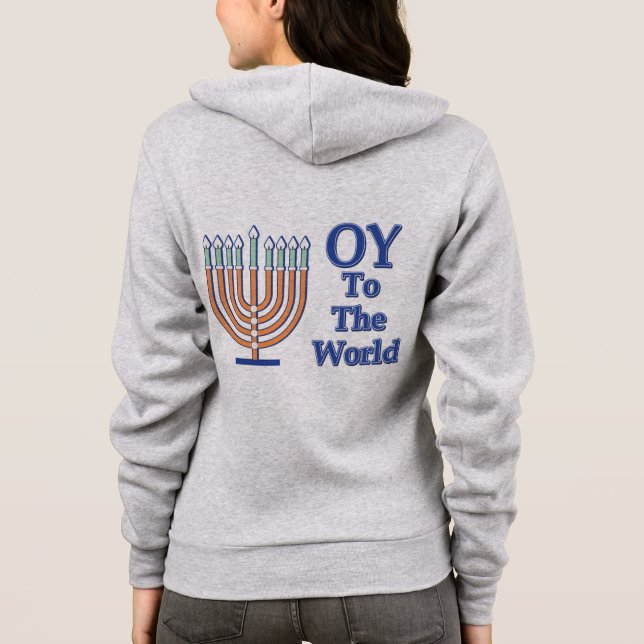 Oy-To-The-World Hoodie (Back)