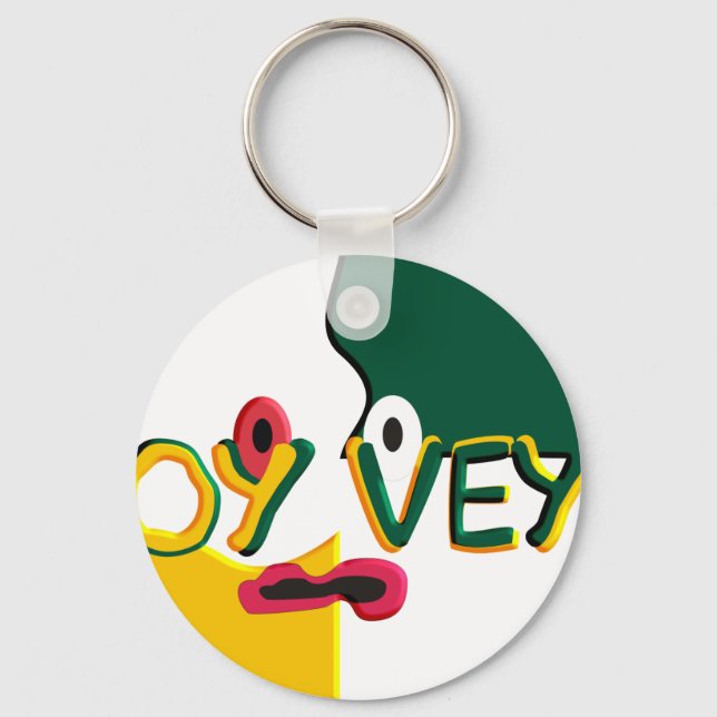 Oy Vey Keychain (Front)